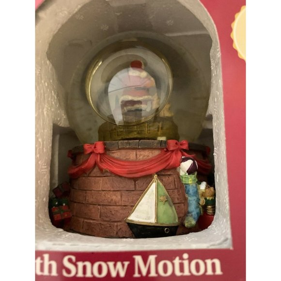 The Cherished Home‎ collection Santa List Deluxe Musical Snowglobe w/Snow Motion - Picture 3 of 8